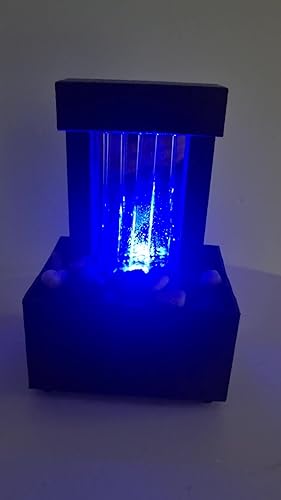 Ontspanning Indoor Waterval Fontein Tafelblad Water Fontein LED Licht Voor Thuiskantoor Ruimte Desktop Decoratie A