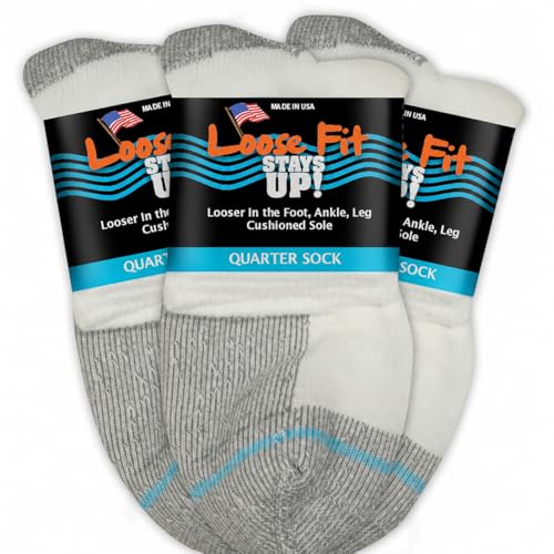 Loose Fit Stays Up Men's and Women's Casual Lower Cut...