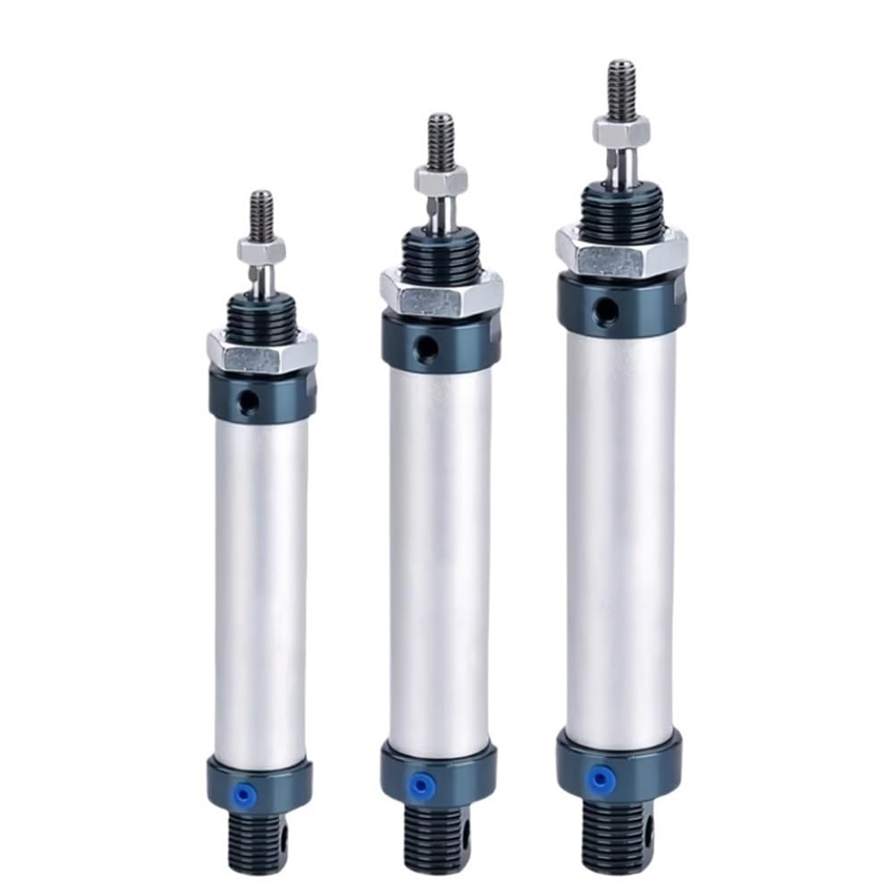 Kolbenstangenzylinder MAL-Serie Pneumatik-Minizylinder, Einhebel-Pneumatikzylinder, Doppelwirkungs-Pneumatikzylinder, Einzelkolbenstange, 1 Stück(40 * 125MM)