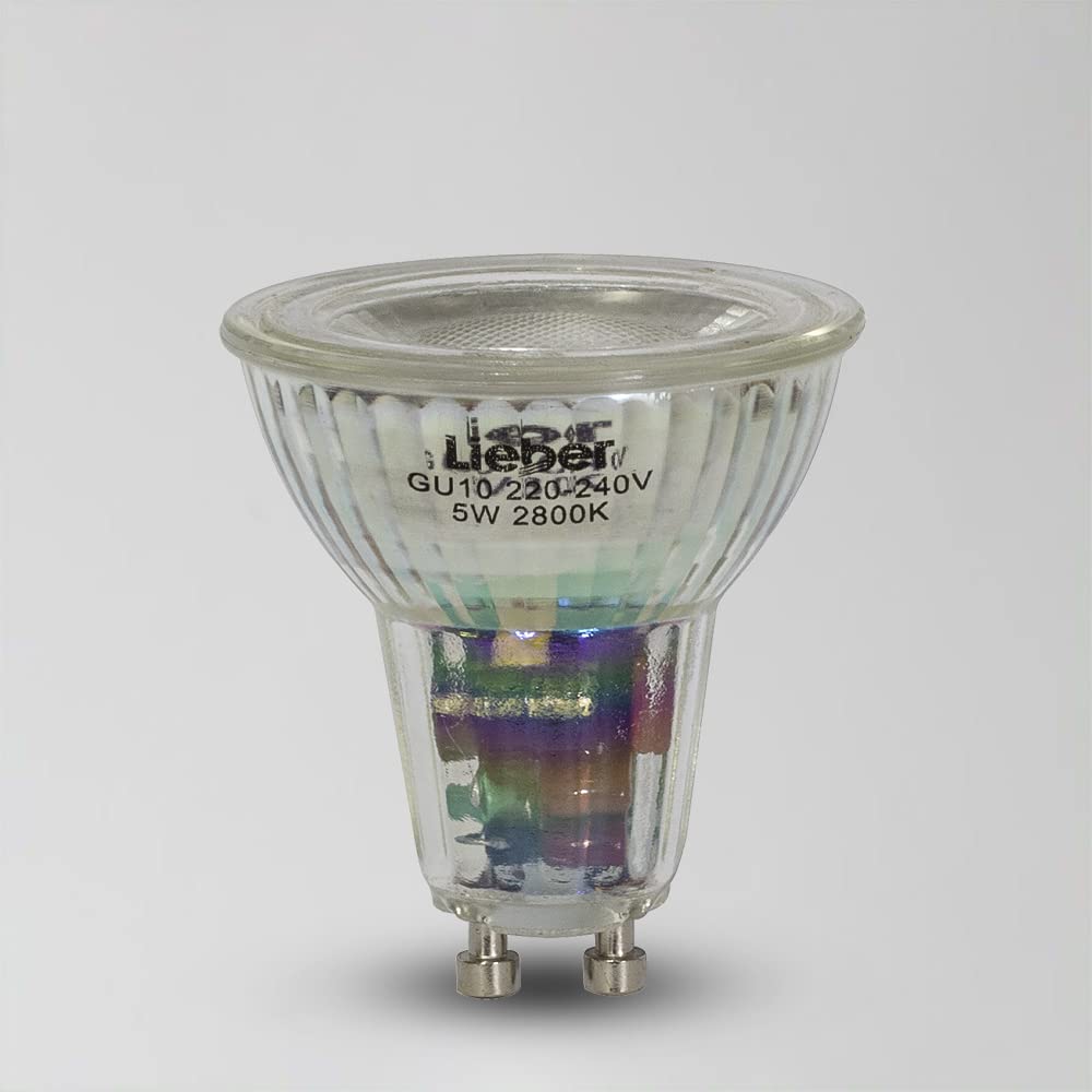 Lieber White Led Gu10 Bulb 2800K Warm 240V 5W Dimmable