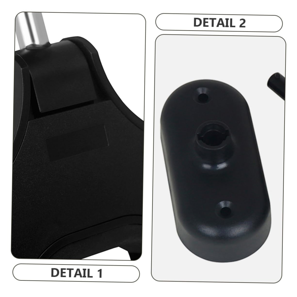 Gancio da Muro per Chitarra Nero, Supporto a Gravità 2 Set | Struttura in Metallo, Plastica e Spugna, Montaggio a Parete, Adatto per Chitarra Elettrica e Ukelele