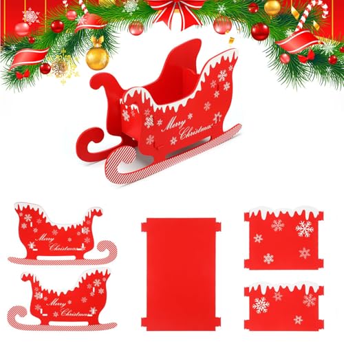 Traîneau du Père Noël durable en métal résistant extérieur - 6