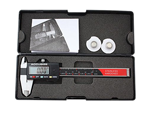 Calibrador Digital Electrónico 0-4 pulg / 0-100mm LCD grande miniatura 2
