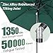 Tempera 9ft Patio Market Outdoor Table Umbrella with Push Button Tilt and Crank,Large Sun Umbrella with Sturdy Pole&Fade resistant canopy,Easy to set, Forest Green