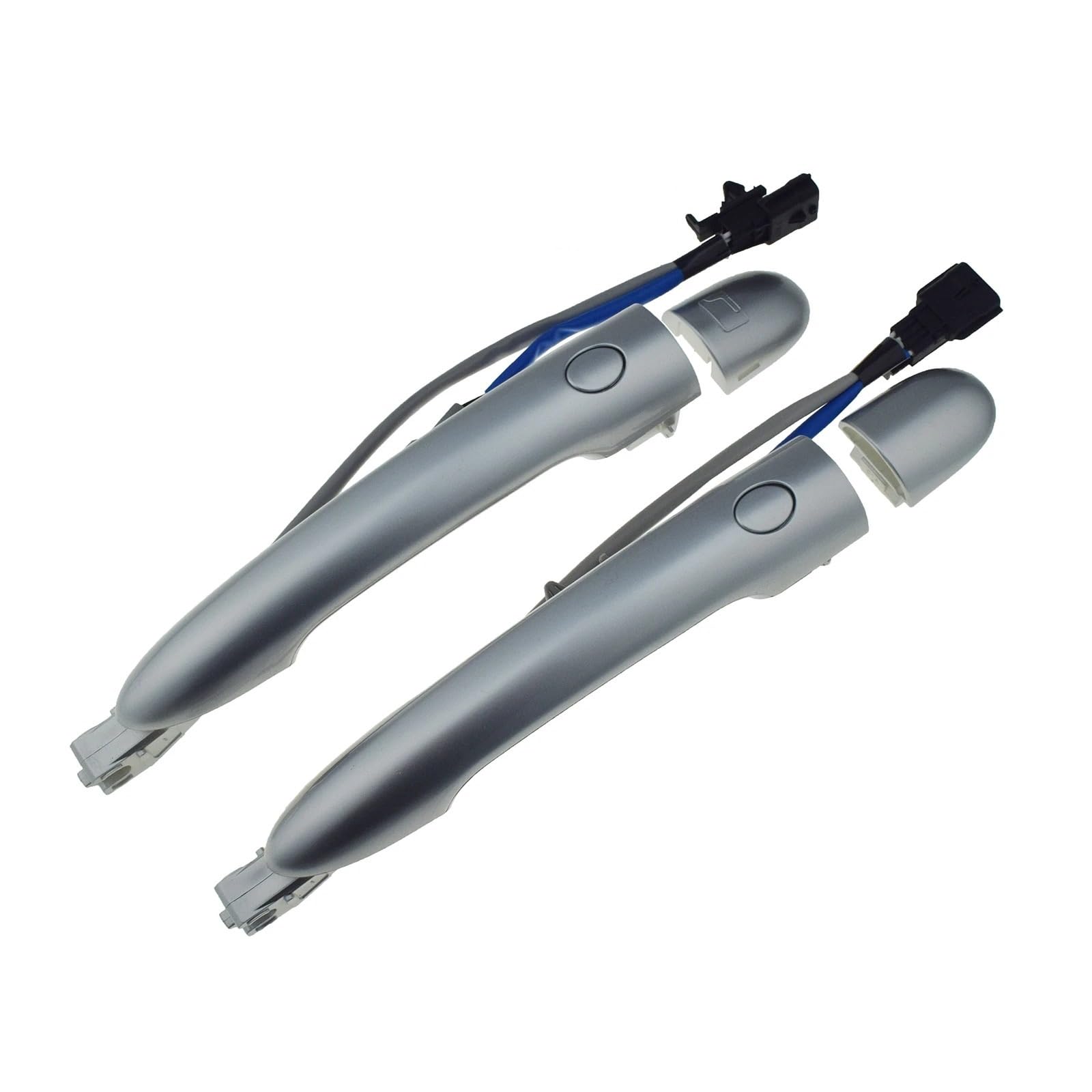 Hillar Front Left+Right Door Outer Handle For Koleos For Espace Iv 2009-2018 Silver Outside Door Handle 80611-Jz00 80640-Jy01b 80647-Jy01a(Front Left+Right)
