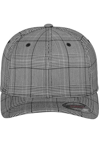 Flexfit Kappe Glen Check, blk/wht, S/M, 6196