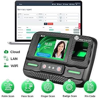 Biometric Employee Time Clock with Online Reporting Model CB4000