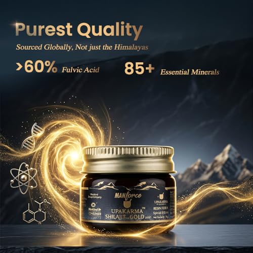Image of MANFORCE UPAKARMA SHILAJIT WITH GOLD DUST, 10 gm