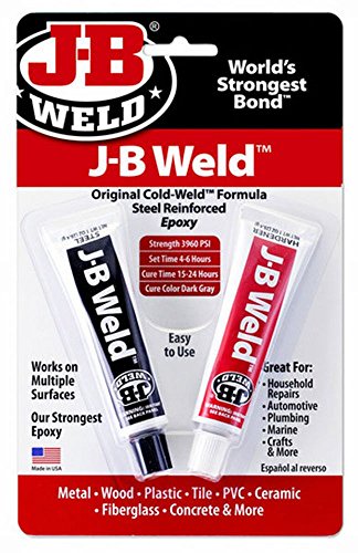 Image of J-B Weld 8265-S 24 Pack Original Steel Reinforced Epoxy Twin Pack, Dark Grey