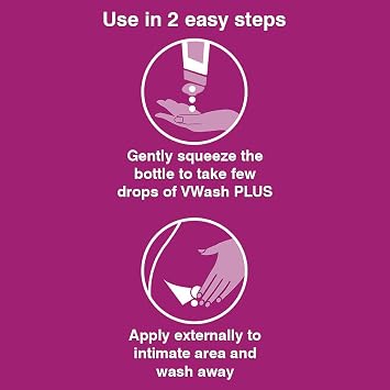 VWash Plus for Feminine Care and Hygiene, 100 ML