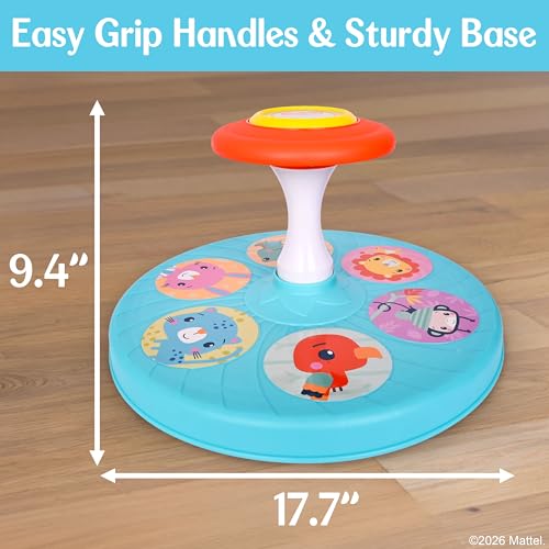 Fisher-Price™ Twist N Twirl Spinning Toy for Toddlers 18+ Months, Classic Sit and Spin Activity Toy for Balance and Active Play - image 4
