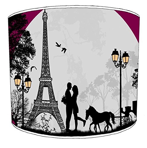 Paris Lampshade for A Ceiling Light in 3 Sizes - Free Personalisation
