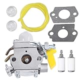 Anxingo 308054034 CS26 SS26 Carburetor Replacement for Ryobi RY28000 RY28005 RY28025 RY28020 CS26 RY28021 RY28040 RY28041 RY28045 26CC Trimmer Replaces 308054034 308054028 308054043