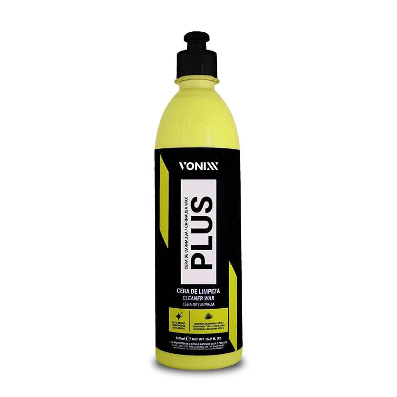 Cera Limpadora Automotiva de Carnaúba Vonixx Carnauba Plus 500 mL
