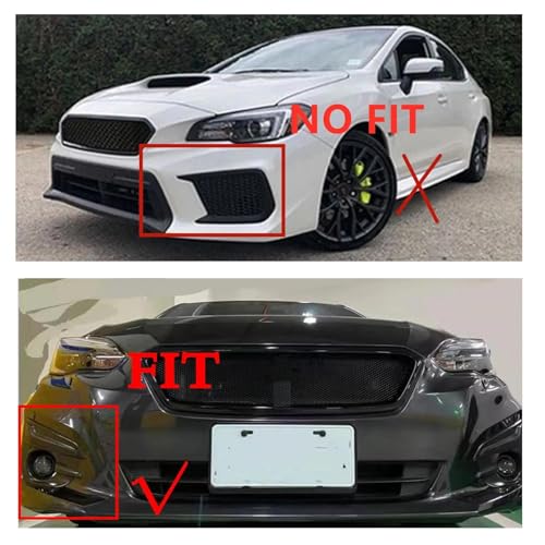 Grille calandre avant Subaru Impreza 2017 2018 2019 capot supérieure carbone
