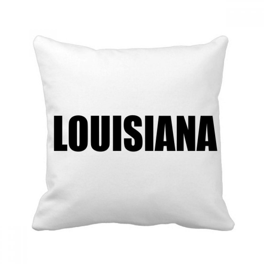 Coussin carré Louisiane Ville pour décorer votre canapé de salon de manière élégante