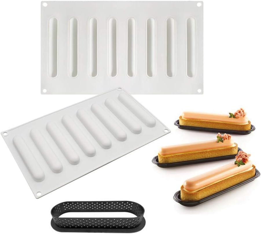 Moule Silicone 8 Trous Fromage Pour Gâteau, Glace, Chocolat - Résistant Au Froid Et Au Chaud (-40°C à 230°C)
