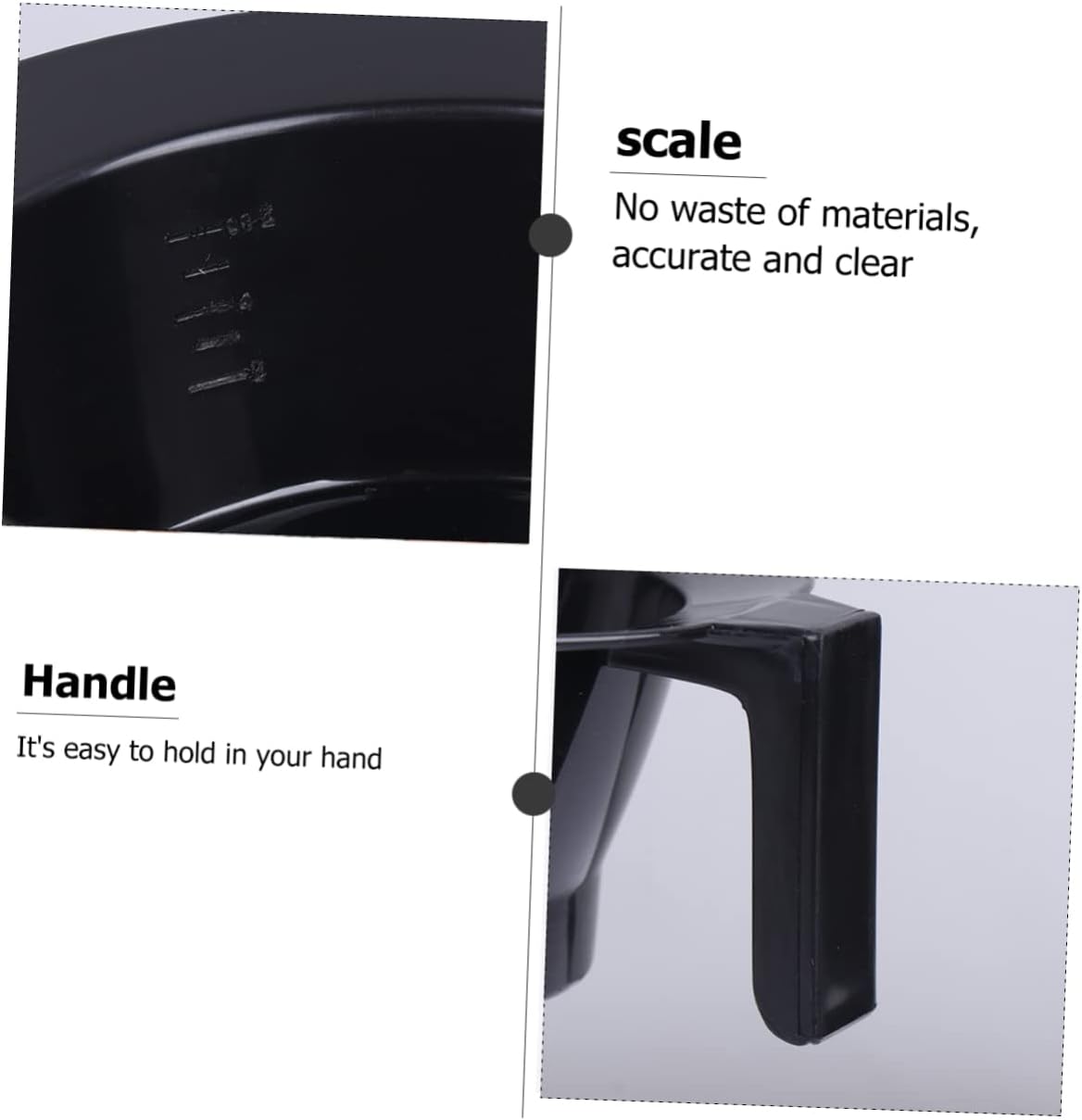 Beavorty 24pcs Hair Dyeing Bowls Handle Static Tinting Mixing Bowls for Salon Use and Easy to Clean Hair Coloring Tools for Men and Women