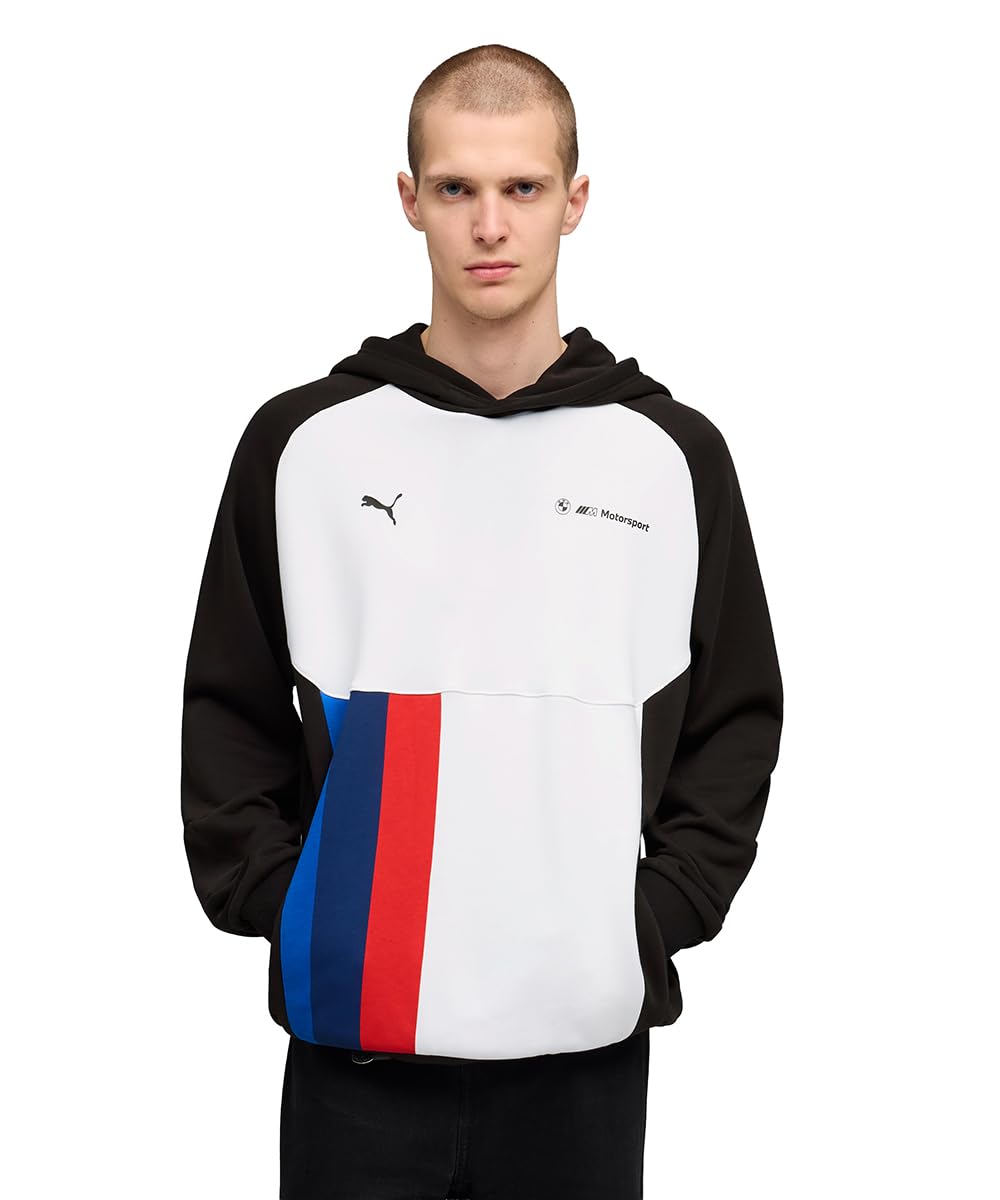 puma | BMW M Motorsport TECH-X Men's Colorblock Hoodie | Black | L-picture-14