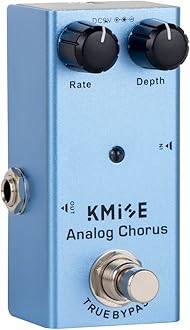 lotmusic Kmise Analog Chorus Electric Guitar Effects Pedal Mini Single Type DC 9V True Bypass