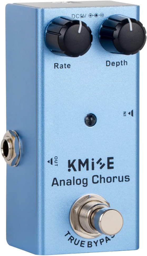Kmise Analog Chorus Electric Guitar Effects Pedal Mini Single Type DC 9V True Bypass