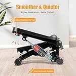 Hydraulic Fitness Stepper with LCD Monitor - Mini Stepper and Resistance Bands - Image 4