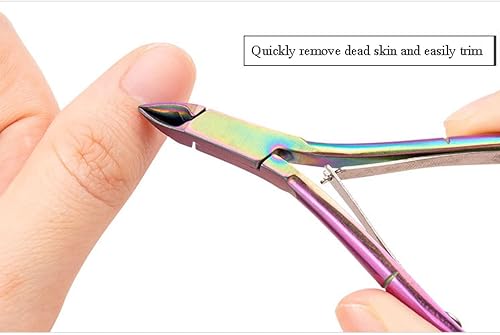 Miniatura 6 de Juego de 9 piezas de cortaúñas para dedos de los pies, negro para mujeres y hombres, uñas gruesas y duras, kit de aseo de uñas, exfoliación y