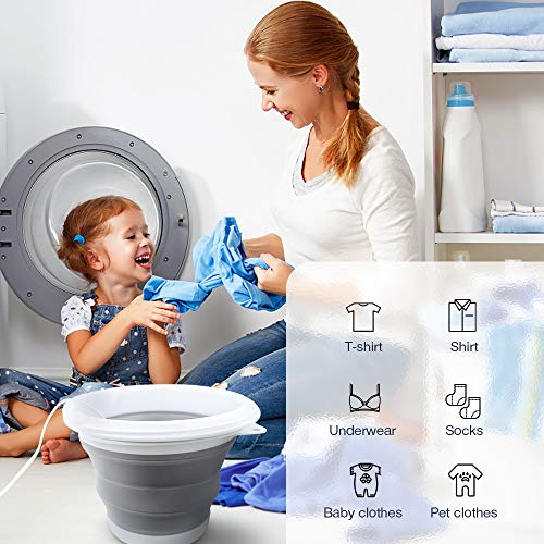 Tiptop-Home-Mini-Washing-Machine-Ultrasonic-Turbine-Washer-Foldable-Tub-w-USB-Powered-Portable-Compact-Personal-Baby-Clothes-Washer-Home-Travel-Apartments-Dorms-Socks-Underwear-Bra-Blue-919