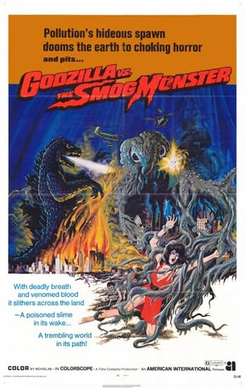 GODZILLA ON MONSTER  USオリジナル映画ポスター Godzilla on Monster Island (1972)