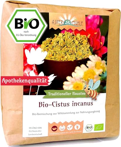Cistus Tee - Cistus incanus Tee - Bio Zistrosenkraut geschnitten (500g)