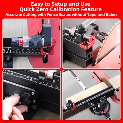 GOINGMAKE Miter Gauge with Extensible Fence