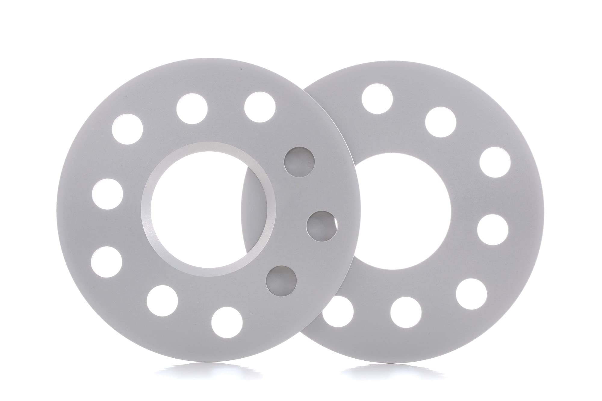 H&R DR-System Wheel spacer set 10mm per axle - Bolt pattern 5x112 - Hub 57,1mm - Bolt size M14x1,5 - compatible with Audi/Bentley/Ford/Seat/Skoda/Volkswagen, Silver