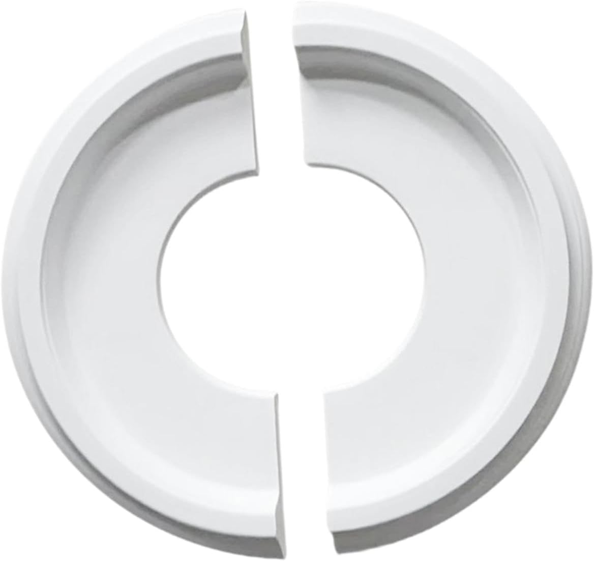Ceiling Medallion Sturdy Pu Light Fixture Cover Plate for Bedroom Hotel Home Split Type