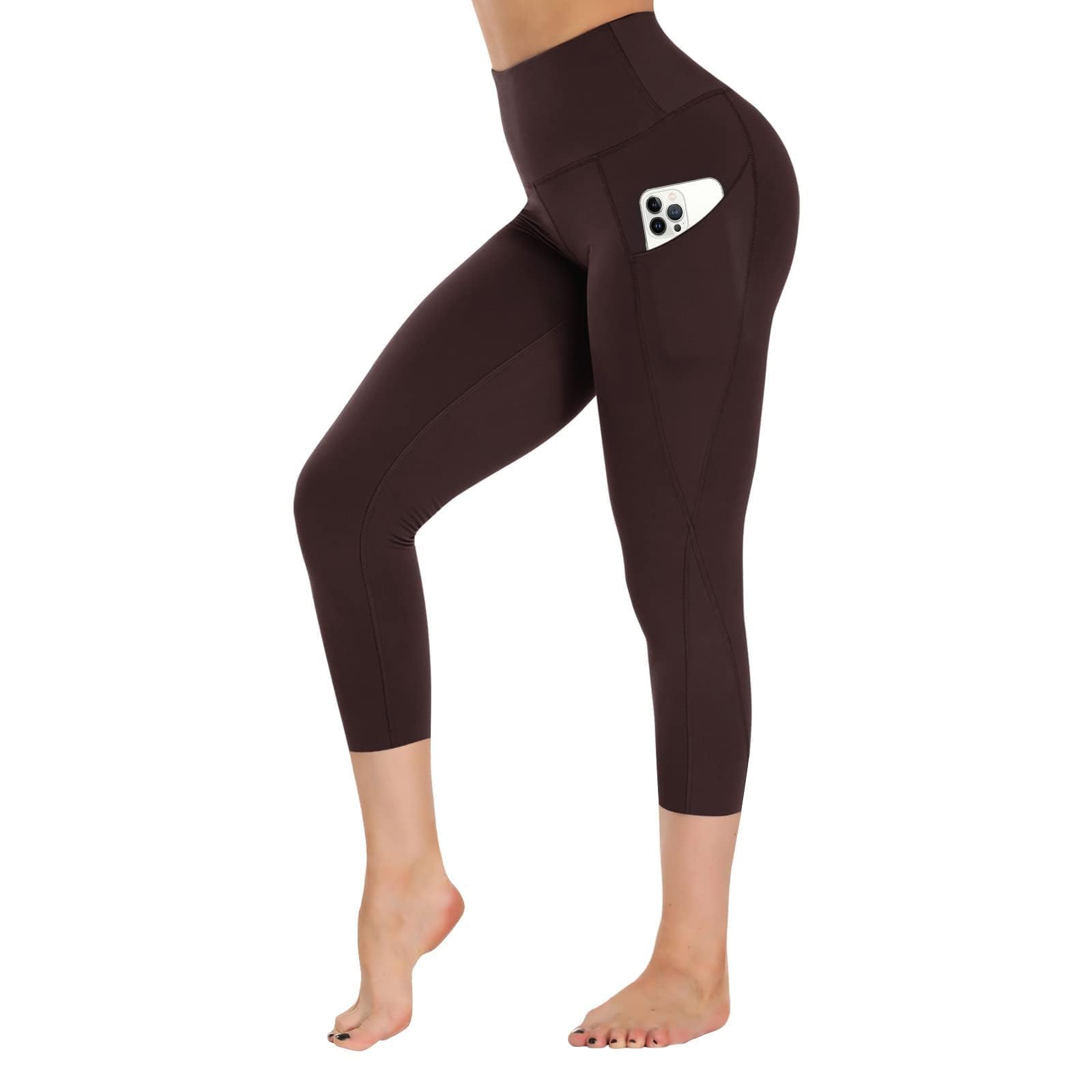 GAYHAY High Waist Yoga Pants with Pockets, Leggings for Women Tummy Control Compression Workout Leggings for Women