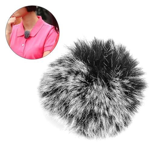 Lavalier Wind Muff, Mic Furry Windscreen, 5.5 X 5.5 X 2cm / 2.2 X 2.2 X 0.8inch Lavalier Wind Screen Microphone Microphone Cover - Image 4