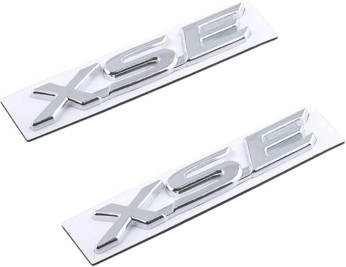 2 calcomanías XSE 3D para guardabarros laterales para maletero y portón trasero, accesorios de decoración exterior del automóvil, emblema opaco,