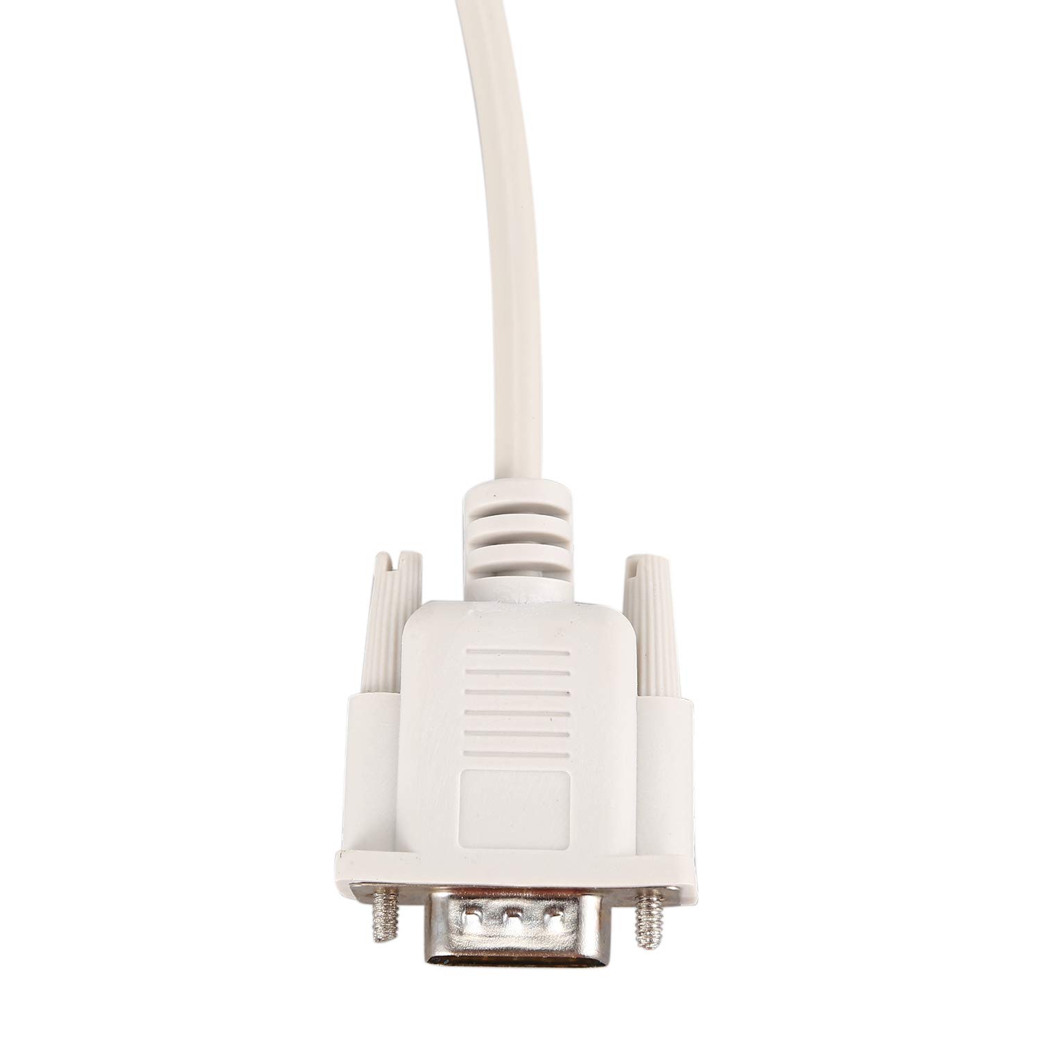 1,4 m RS232 DB9 9-pinowy męski na VGA wideo 15-pinowy męski kabel adaptera jasnoszary