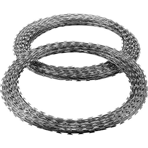 image for OrangeA Razor Wire Galvanized Barbed Wire Razor Ribbon Barbed Wire 18 