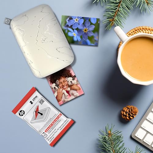 Image of HP Sprocket 2.3 x 3.4 inch Premium Zink Sticky Back Photo Paper (50 Sheets) Compatible with HP Sprocket Select and Plus Printers.