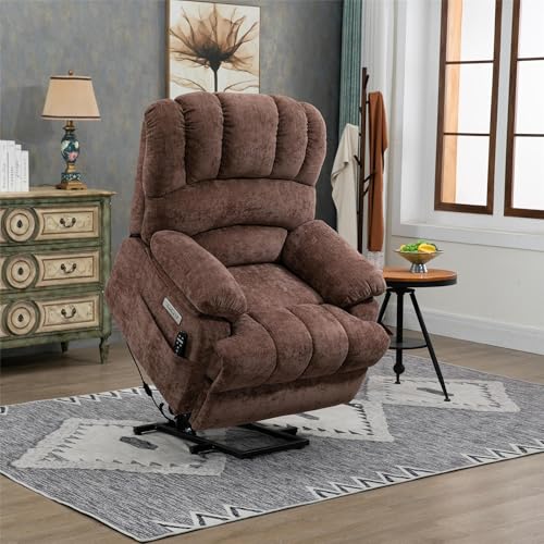 Sillón reclinable con masaje y calefacción cuero