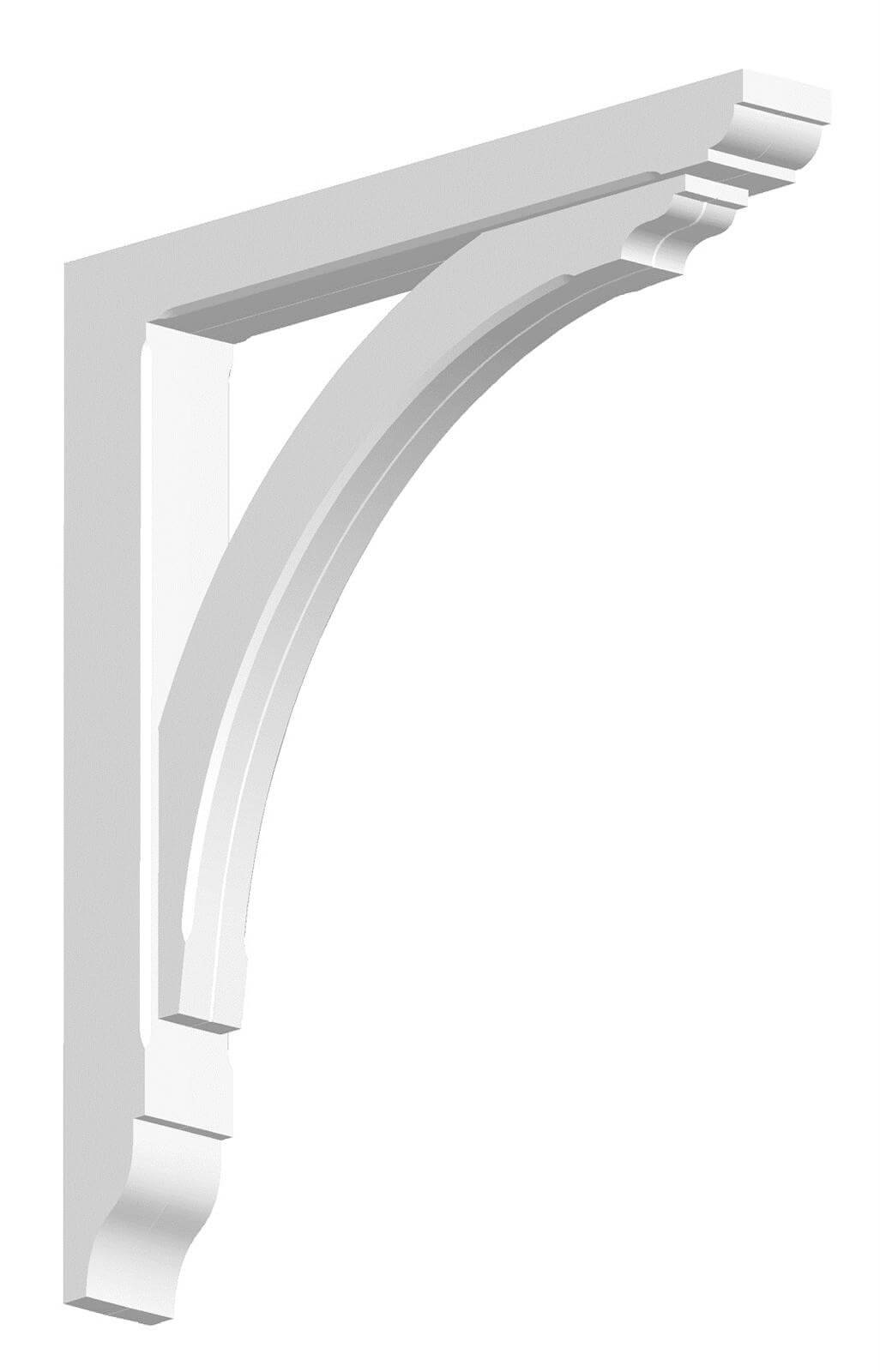 Orac Decor White Orac Décor Gallows Bracket Exterior 70Mm X 630Mm X 580Mm
