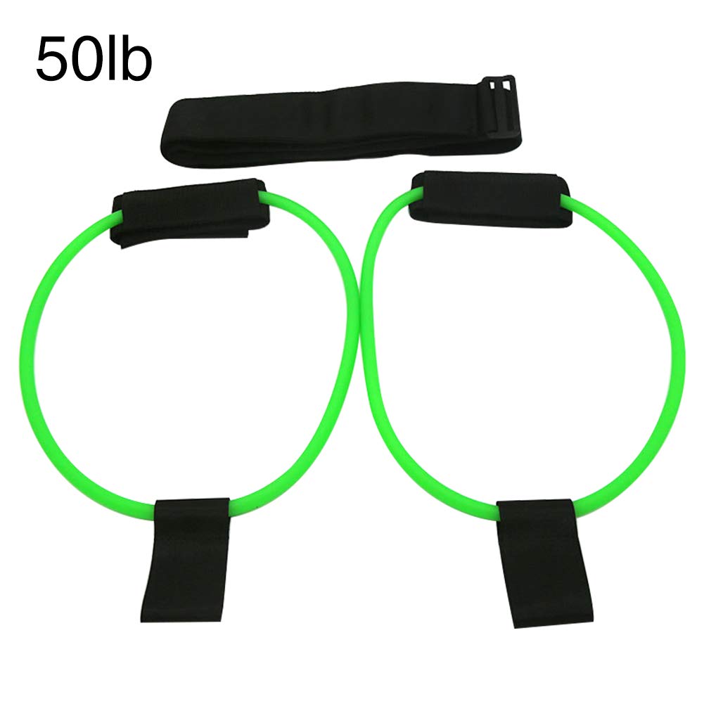 SUNERLORY Resistance Band Elastic Booty Belt Muscle Training Butt Lift Pedal Exerciser Workout Body Building Glutes Gym Deep Squat Fitness Waist Legs
