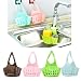 Produktbild bloatboy 2 PCS Schwamm Storage Box, Waschbecken Rack-Korb Wäsche-Tuch Toilettenseife Regal Organizer Küche Hängen Badezimmer Gadgets Spüle Regal Bag (Kaffee)