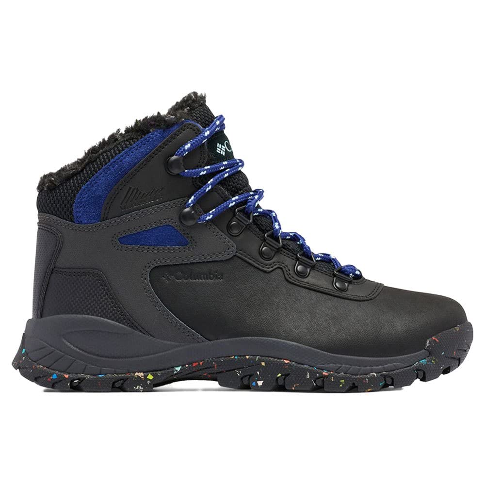 Columbia Women's Newton Ridge Plus Omni Heat, Black/Dark Sapphire, 10