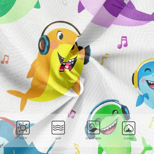 Cute Cartoon Sharks Music Toddler Girls Underwear 2t Cotton Panties for Girl Animal Briefs Kids Undies3