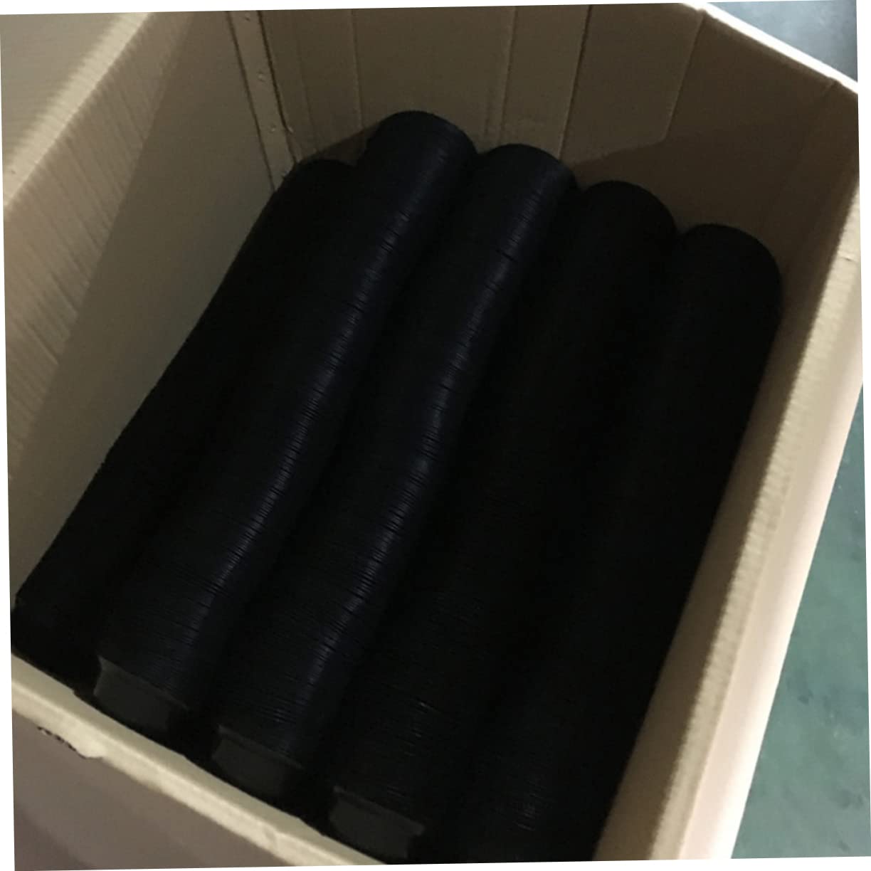 FRCOLOR Haarfärbeschalen Wiederverwendbar und Abwaschbar aus Kunststoff 100 Stück Schwarze Schüssel zum Anrühren von Haarfarbe für Selbstgemacht und Salon