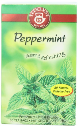 Teekanne Tea, Peppermint Herb, 20-Count (Pack of 5)