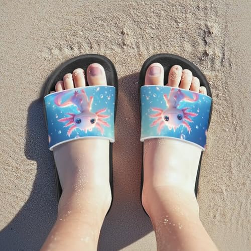 Image of Slides for Boys Girls Quick Drying Kids Slides Sandals Non-Slip