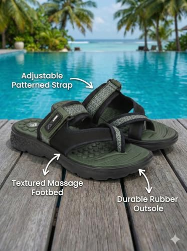 Image of Adda (LABEL || Durable & Comfortable || EVA Sole || Lightweight || Fashionable || Super Soft || Thong Slipper || Slippers And FlipFlops for Men's...