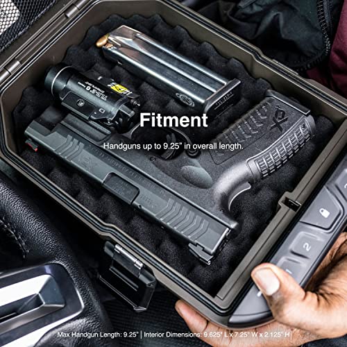 Vaultek Lifepod 2.0 Secure Waterproof Travel Case Rugged Electronic Lock Box Travel Organizer Portable Handgun Case With Backlit Keypad (Colion Noir Edition) #TOP6
